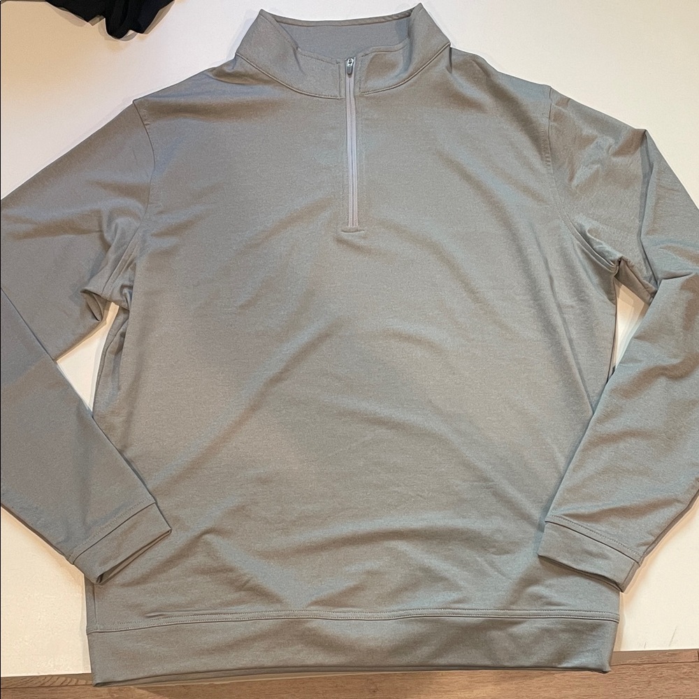 Peter Millar - Perth Performance Quarter-Zip Cale Grey - Large